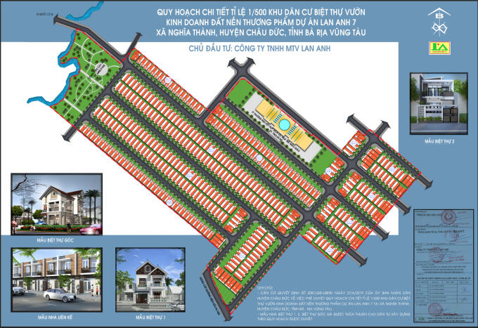 Sơ đồ tổng thể dự án Lan Anh 7.