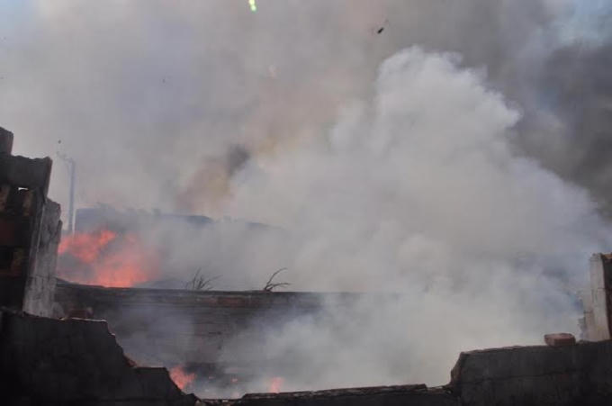 Đám cháy lớn khủng khiếp.