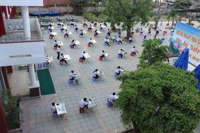 Hình ảnh được chụp lại từ trên cao.