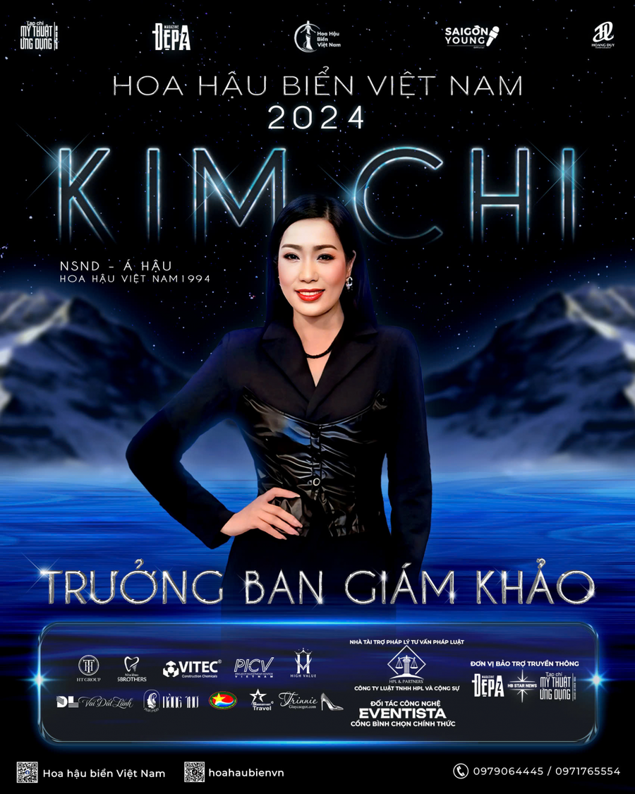 Á hậu Trịnh Kim Chi - Trưởng ban giám khảo cuộc thi Hoa hậu Biển Việt Nam 2024

			
				
					
						
					
					
						
						Hoa hậu Thu Uyên - Ban giám khảo cuộc thi Hoa hậu Biển Việt Nam 2024

						
							
								
									
								
								
									
									Doanh nhân Hải Yến - Ban giám khảo cuộc thi Hoa hậu Biển Việt Nam 2024

									
										
											
												
											
											
												
												Doanh nhân Nguyễn Công Bình - Ban giám khảo cuộc thi Hoa hậu Biển Việt Nam 2024

												
													
														
															
														
														
															
															Tiến sĩ Đỗ Hữu Nguyên Lộc - Ban giám khảo cuộc thi Hoa hậu Biển Việt Nam 2024
															
														
													
												
												
											
										
									
									
								
							
						
						
					
				
			
			
						Hoa hậu Thu Uyên - Ban giám khảo cuộc thi Hoa hậu Biển Việt Nam 2024

						
							
								
									
								
								
									
									Doanh nhân Hải Yến - Ban giám khảo cuộc thi Hoa hậu Biển Việt Nam 2024

									
										
											
												
											
											
												
												Doanh nhân Nguyễn Công Bình - Ban giám khảo cuộc thi Hoa hậu Biển Việt Nam 2024

												
													
														
															
														
														
															
															Tiến sĩ Đỗ Hữu Nguyên Lộc - Ban giám khảo cuộc thi Hoa hậu Biển Việt Nam 2024
															
														
													
												
												
											
										
									
									
								
							
						
						
									Doanh nhân Hải Yến - Ban giám khảo cuộc thi Hoa hậu Biển Việt Nam 2024

									
										
											
												
											
											
												
												Doanh nhân Nguyễn Công Bình - Ban giám khảo cuộc thi Hoa hậu Biển Việt Nam 2024

												
													
														
															
														
														
															
															Tiến sĩ Đỗ Hữu Nguyên Lộc - Ban giám khảo cuộc thi Hoa hậu Biển Việt Nam 2024
															
														
													
												
												
											
										
									
									
												Doanh nhân Nguyễn Công Bình - Ban giám khảo cuộc thi Hoa hậu Biển Việt Nam 2024

												
													
														
															
														
														
															
															Tiến sĩ Đỗ Hữu Nguyên Lộc - Ban giám khảo cuộc thi Hoa hậu Biển Việt Nam 2024
															
														
													
												
												
															Tiến sĩ Đỗ Hữu Nguyên Lộc - Ban giám khảo cuộc thi Hoa hậu Biển Việt Nam 2024