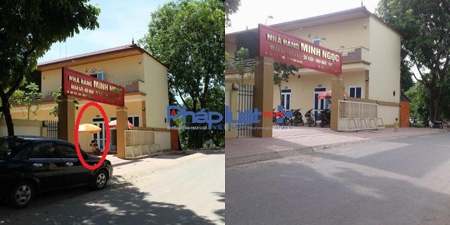 Hình ảnh đối chiếu, trước và sau khi nhà hàng Minh ngọc được Pháp Luật Plus phản ánh.