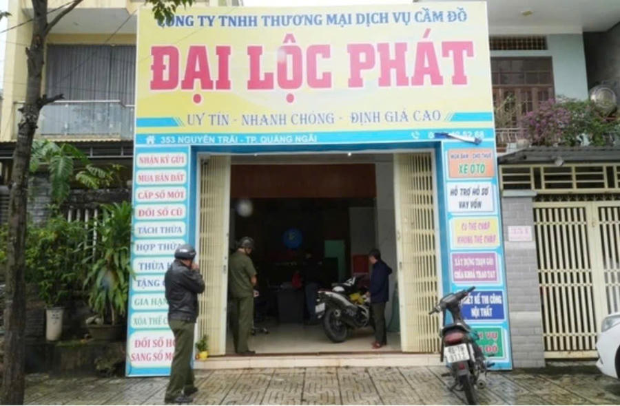 Trụ sở Công ty TNHH TMDV cầm đồ Đại Lộc Phát. Ảnh: Thành Sự