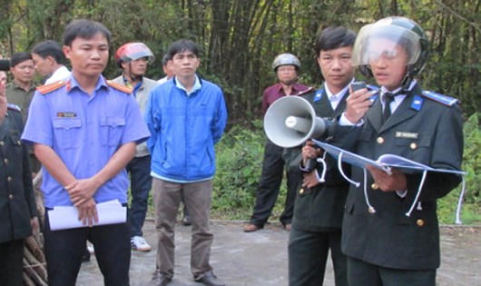 Cưỡng chế thi hành án. (Ảnh minh họa)