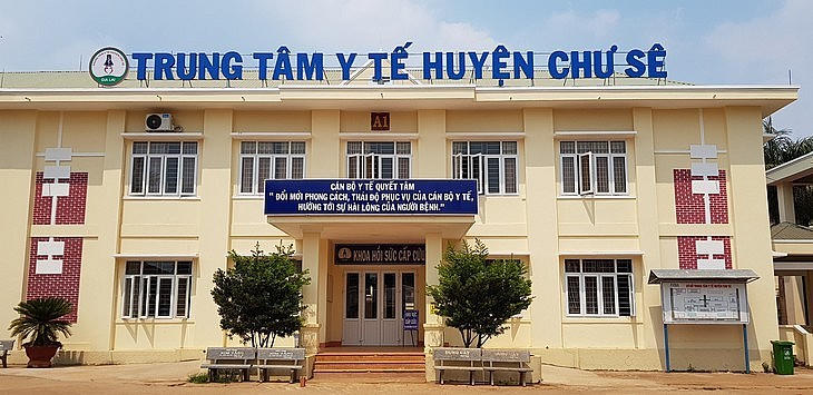 Trung tâm Y tế huyện Chư Sê, nơi xảy ra vụ việc (Ảnh: TTYT Chư Sê).