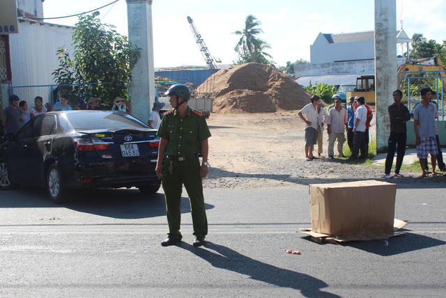 Phương tiện ô tô trong vụ tai nạn.