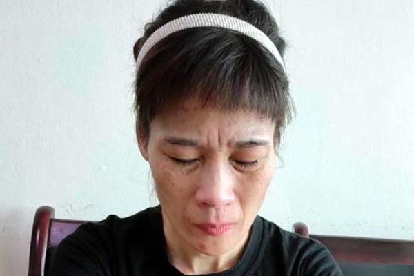 Đối tượng bị cơ quan công an bắt.