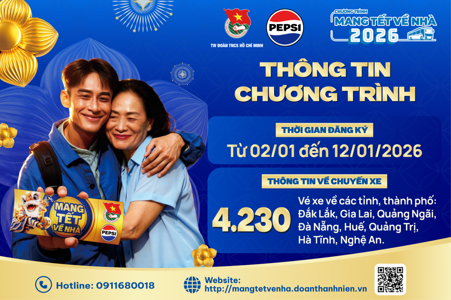 Dành tặng hơn 4.200 vé xe ô tô để “mang Tết về nhà”