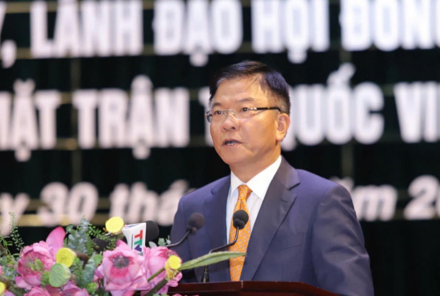 Ông Lê Thành Long- Phó Thủ tướng Chính phủ phát biểu chỉ đạo tại buổi lễ.