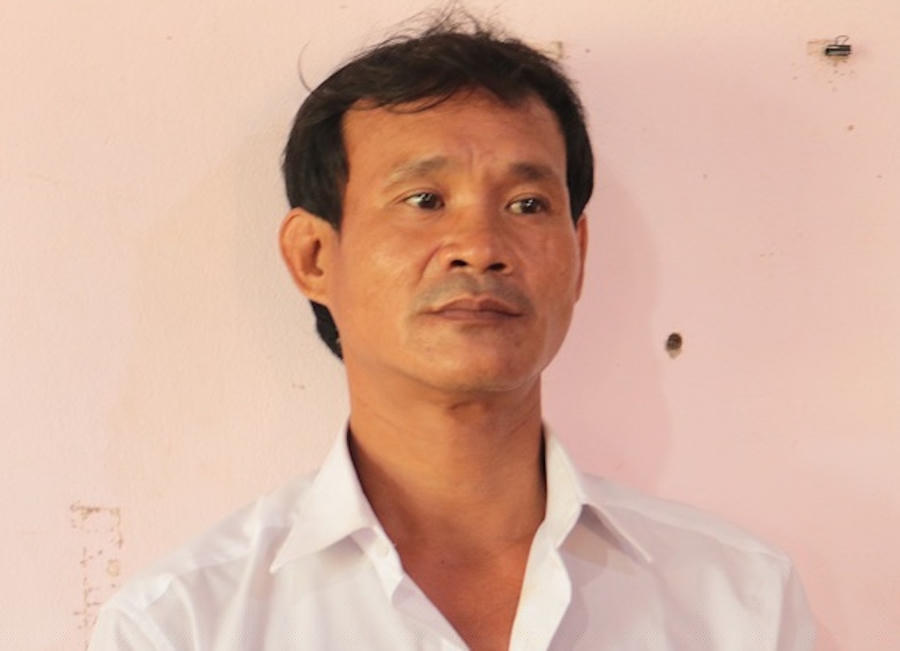 Nam bị tạm giữ để điều tra. Ảnh: Công an Trà Vinh.