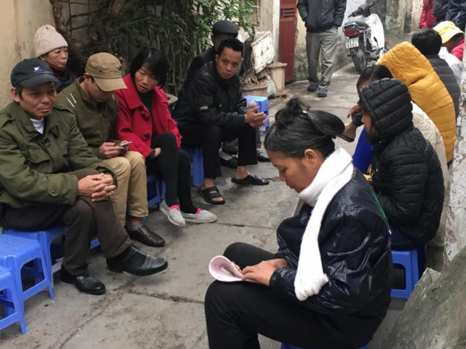 Bà Nguyễn Thị Oanh (64 tuổi, quê Hải Dương). Ảnh: Diệu Bình