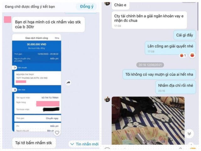 Đối tượng nhắn tin qua lại với ý định lừa đảo nạn nhân (Ảnh: Tiền Phong).