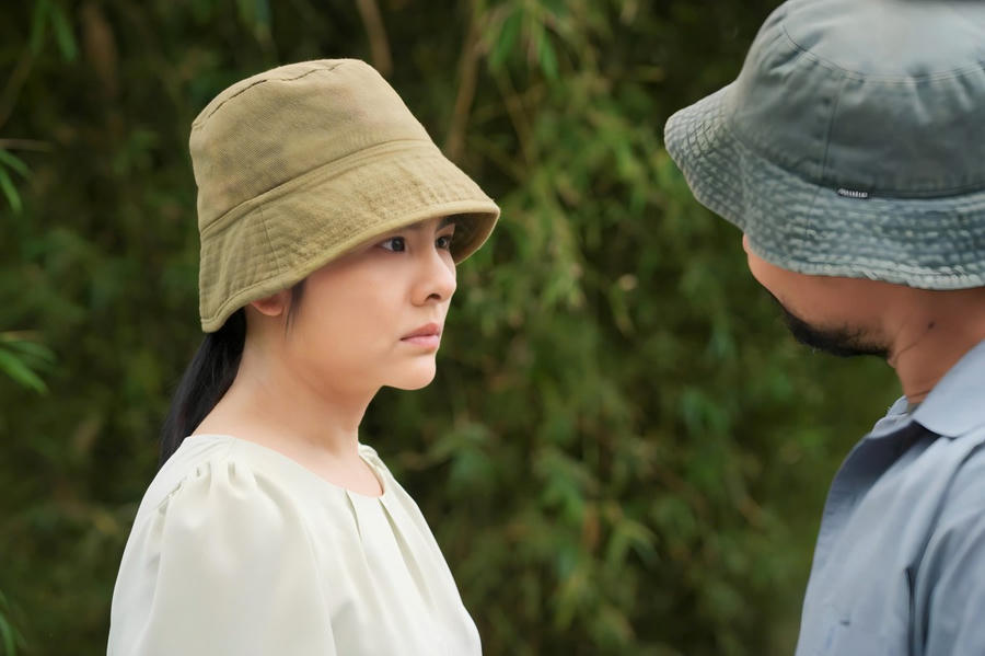 Vân Trang - Huỳnh Đông có “cảnh nóng” trong phim. Ảnh: ĐPCC