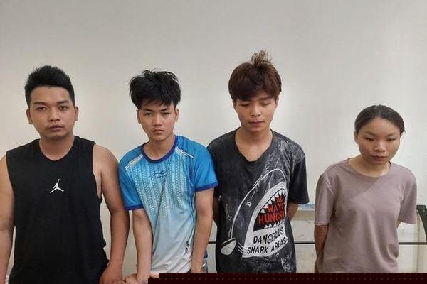 Các đối tượng bị bắt giữ