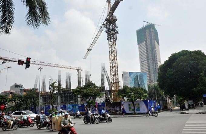 Dự án Khu tòa tháp thiên niên kỷ Hà Tây nằm ở ngã tư Chu Văn An - Quang Trung.