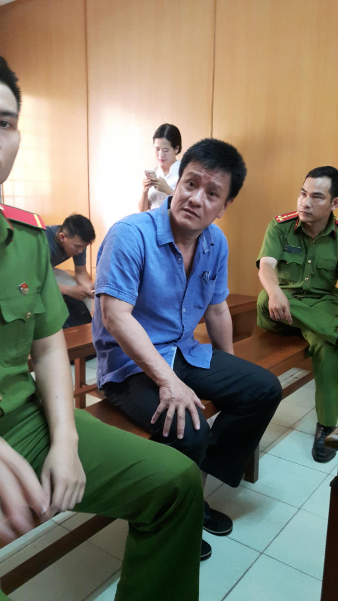 Bị cáo Duy tại phiên tòa.