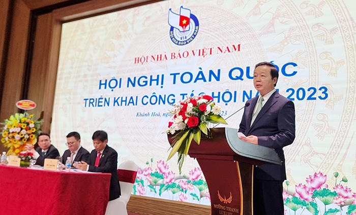 Ủy viên Trung ương Đảng, Phó Thủ tướng Chính phủ Trần Hồng Hà phát biểu tại Hội nghị