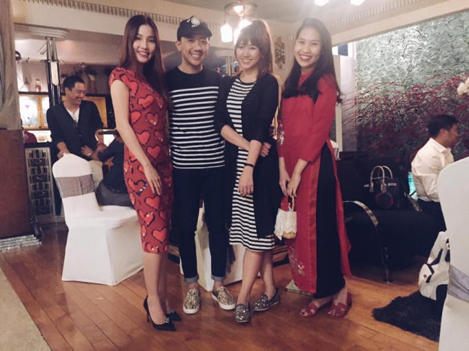 Hari Won và Trấn Thành diện đồ tông xuyệt tông.