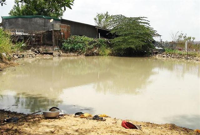 Hồ nước nơi xảy ra vụ việc.