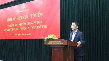 Bộ trưởng Trần Tuấn Anh lưu ý chất lượng công tác quản lý thị trường phải được đặt lên hàng đầu.