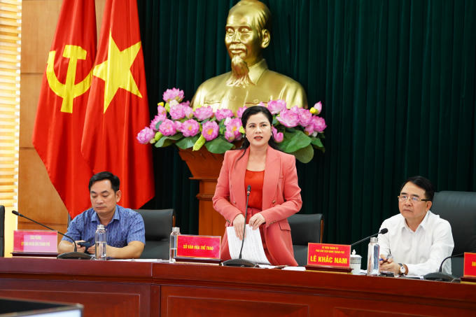 Giám đốc Sở Văn hóa &amp;amp; Thể thao TP Trần Thị Hoàng Mai thông tin về những nét mới của lễ hội.