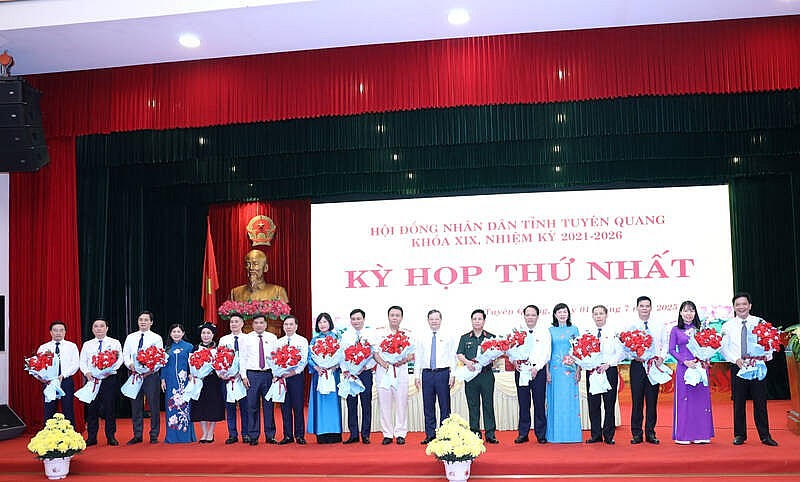 Lãnh đạo cấp Sở thuộc tỉnh Tuyên Quang mới.