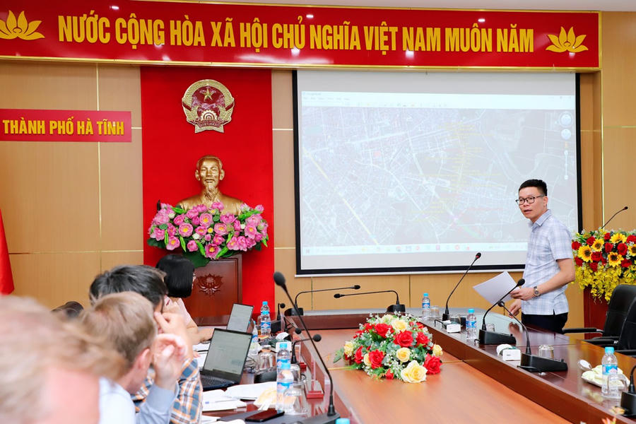 Dự án Hạ tầng ưu tiên và phát triển đô thị thích ứng với biến đổi khí hậu thành phố Hà Tĩnh có 4 hợp phần.