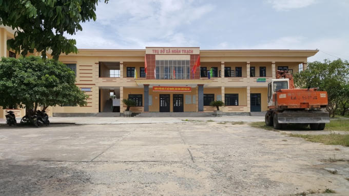 UBND xã Hoàn Trạch nơi xãy ra hàng loạt sai phạm kéo dài trong nhiều năm.