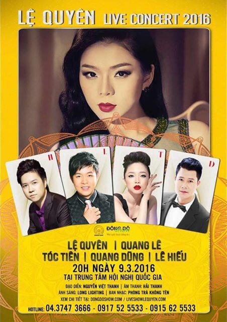 Ca sĩ Tóc Tiên sẽ trở thành nữ khách mời trong đêm diễn 9-3