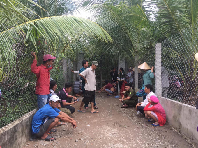 Hiện trường vụ thảm án ở Tiền Giang khiến 3 người trong gia đình tử vong. (Ảnh: báo Kiến thức)