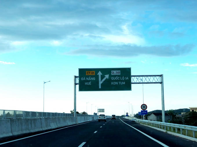Đoạn tuyến nguồn vốn WB (km 65 đến km139 đoạn Tam Kỳ - Quảng Ngãi) đã được Hội đồng nghiệm thu cơ sở tổ chức nghiệm thu hoàn thành tuyến chính ngày 23/7/2018.