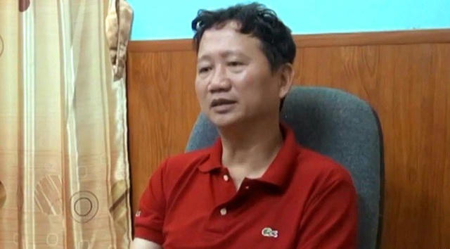 Ông Trịnh Xuân Thanh tại cơ quan điều tra ở Việt Nam