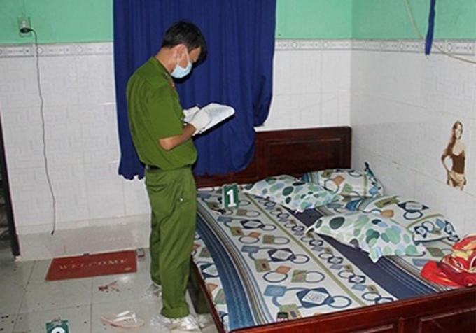 Hiện trường vụ án tại nhà nghỉ (ảnh minh họa)
