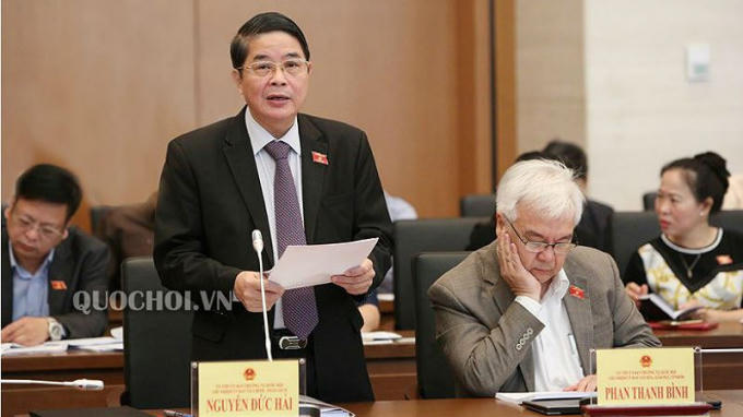 Chủ nhiệm Ủy ban Tài chính, Ngân sách của Quốc hội Nguyễn Đức Hải.