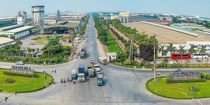 KCN phố nối A, xã Lạc Đạo, huyện Văn Lâm tỉnh Hưng Yên chủ đầu tư là Công ty TNHH Tôn Hoà Phát.