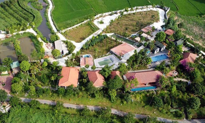 Hàng loạt công trình, hạng mục bên trong khu nghỉ dưỡng sinh thái Hidden Hill Resort xây dựng không phép.