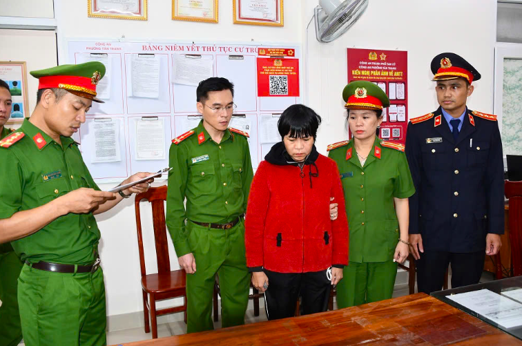 Bị can Tô Thị Ty Na  bị khởi tố, bắt giam về hành vi giết người.