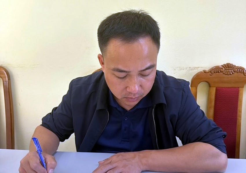 Dương Văn Ninh tại cơ quan điều tra.