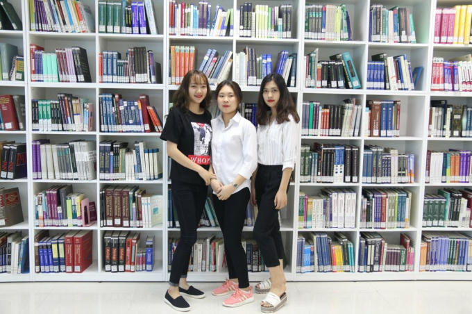 Một góc thư viện của nhà trường