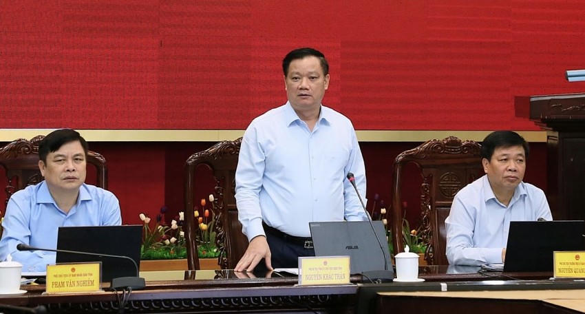 Chủ tịch UBND tỉnh nêu rõ các nhóm nhiệm vụ trọng tâm để đưa Thái Bình bứt phá trong năm 2025.