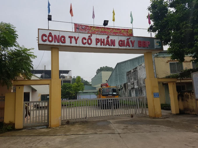 Cty BBP đã ngừng hoạt động sản xuất.