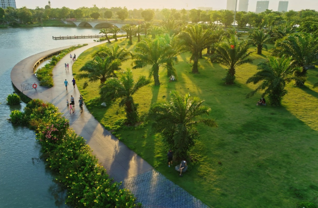 Khu đô thị nói không với những cung đường, vỉa hè bê tông tại Việt Nam