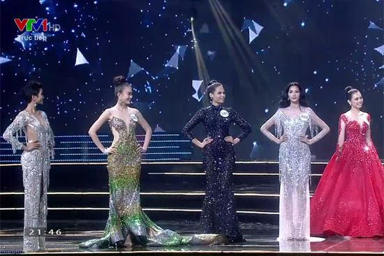Top 5 Hoa hậu Hoàn vũ Việt NAm 2017.