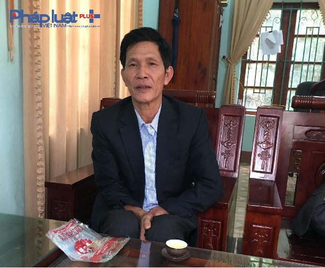 Ông Định Ngọc Tý - Phó Chủ tịch xã Xuân Viên trao đổi với PV sáng ngày 22/12.