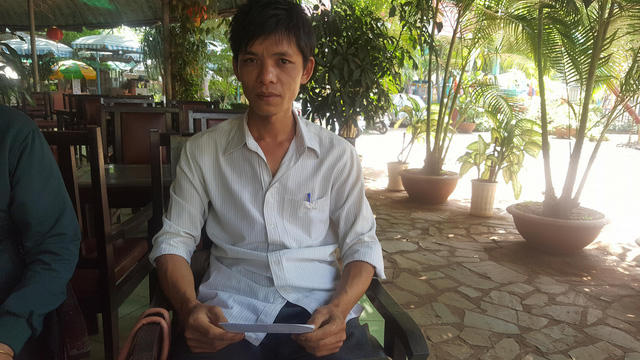 Anh Chu Lý Thuần ròng rã nhiều tháng trời đi đòi tiền những không được trả.