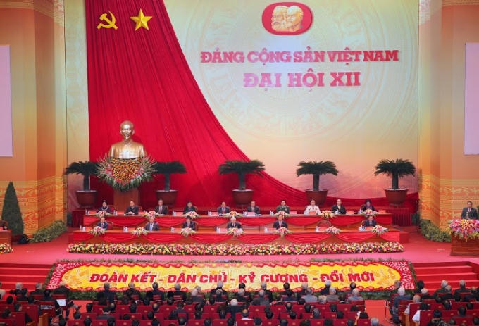 Toàn cảnh Đại hội lần thứ XII Đảng Cộng sản Việt Nam.