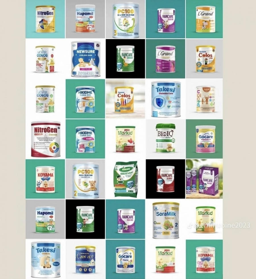 Các dòng sữa giả vừa bị có quan chức năng phát hiện