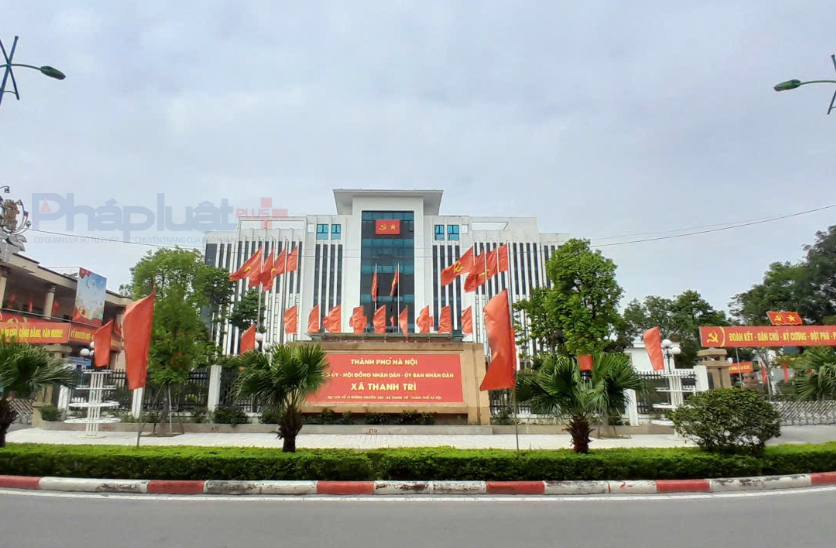 Trụ sở UBND xã Thanh Trì.