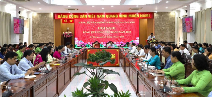 Quang cảnh Hội nghị tổng kết công tác Đảng năm 2025