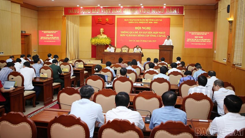 Quang cảnh hội nghị. Ảnh: Báo Lào Cai