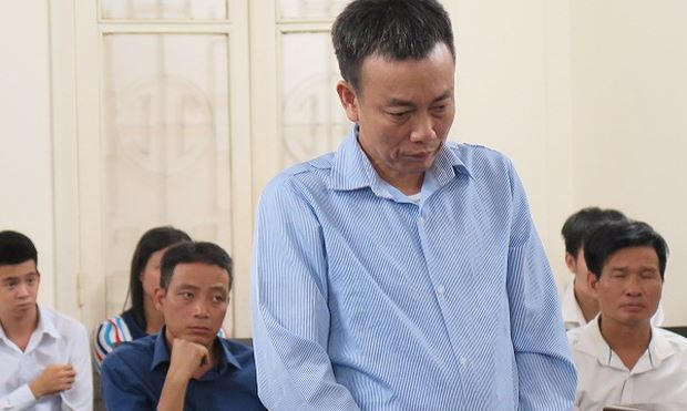 Bị cáo tại tòa.